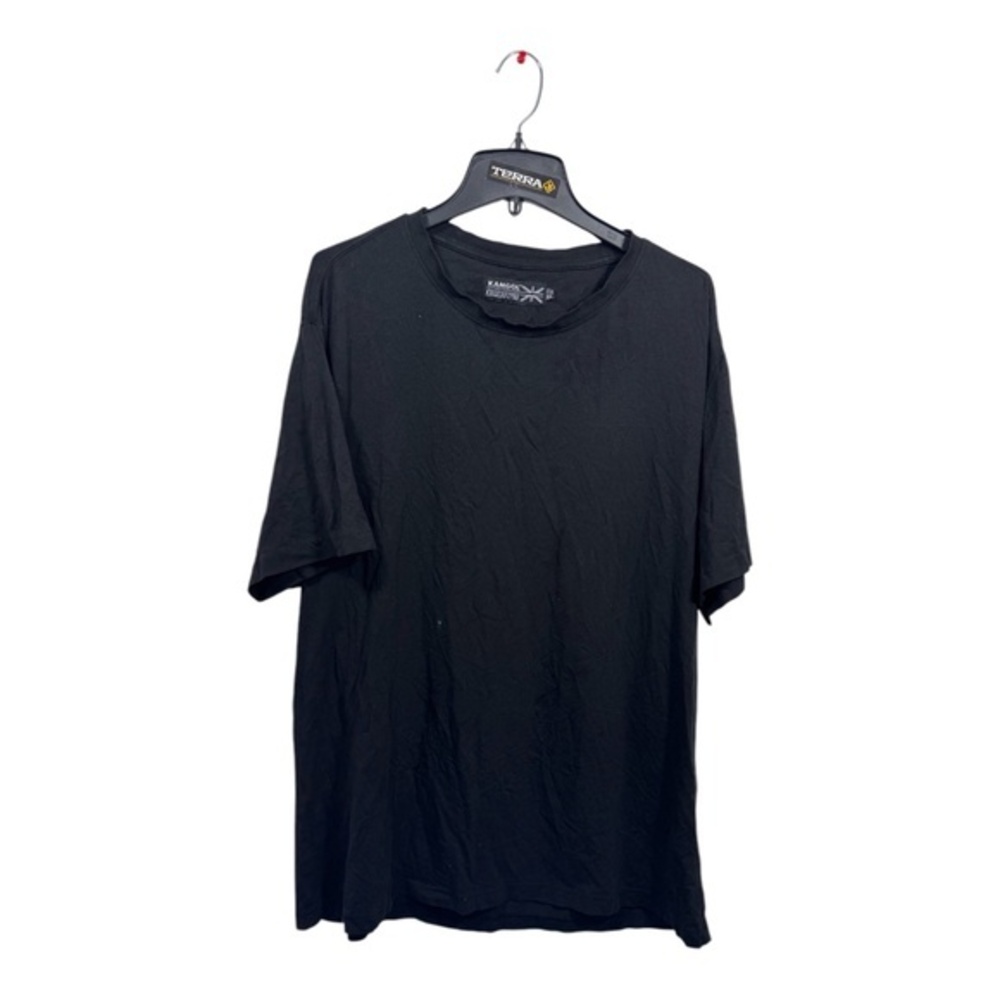 Kangol T-Shirt Mens Size XXL Black Cotton Modal Casual Lightweight